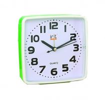Часы-будильник пластик Irit IR-607, салатовый