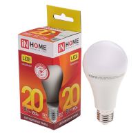 Лампа светодиодная IN HOME LED A60 20Вт 230В Е27 3000К