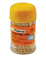 Зубочистки деревянные Paterra 200 шт