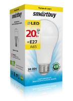 Лампа светодиодная Smartbuy A65 E27 20Вт 3000К